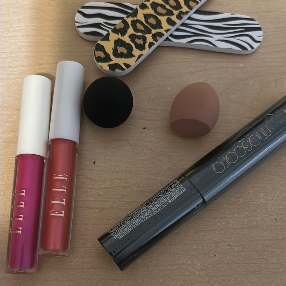ELLE Lip Gloss Set - Pink and Orange